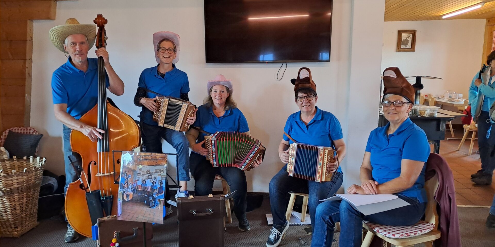 Musikgruppe im Berghaus Schwaenzelegg